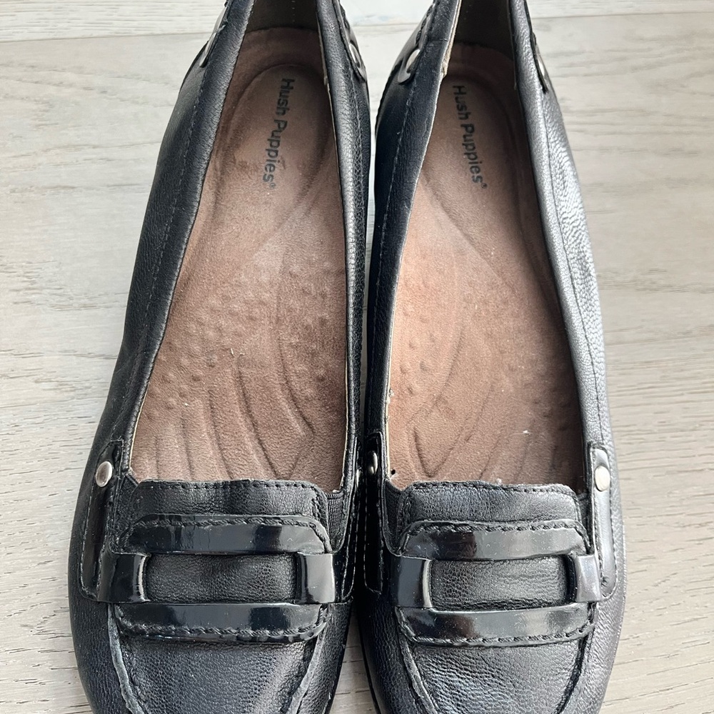 Hush Puppies Black Women's Loafers